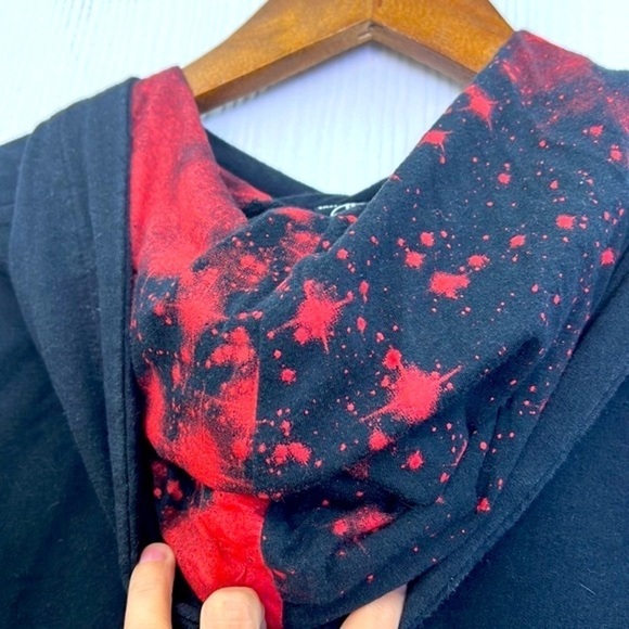 Recycled Karma - Ohio State Buckeyes Brutus Black And Red Graphic Hoodie Small - Picture 11 of 11